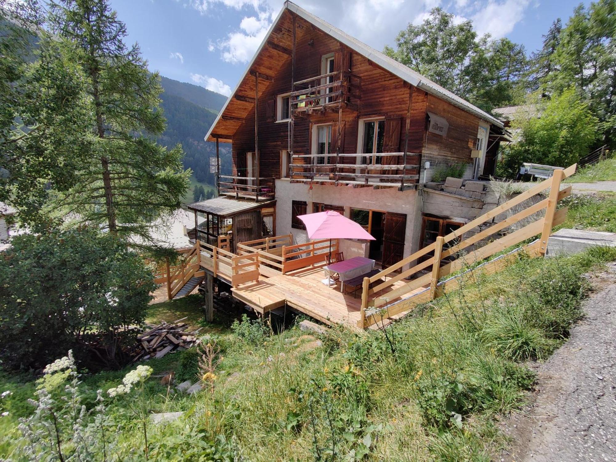 Chalet Ailleurs Appartement A Molines En Queyras Zewnętrze zdjęcie